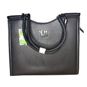 NWT Badgley Mischka Black Tote Bag